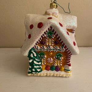 Christopher Radko Gingerbread House Ornament